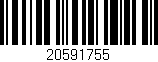 Código de barras (EAN, GTIN, SKU, ISBN): '20591755'