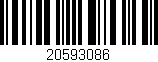 Código de barras (EAN, GTIN, SKU, ISBN): '20593086'