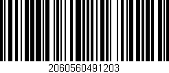 Código de barras (EAN, GTIN, SKU, ISBN): '2060560491203'