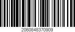 Código de barras (EAN, GTIN, SKU, ISBN): '2060848370909'