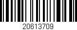 Código de barras (EAN, GTIN, SKU, ISBN): '20613709'