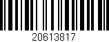 Código de barras (EAN, GTIN, SKU, ISBN): '20613817'