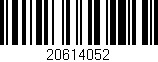 Código de barras (EAN, GTIN, SKU, ISBN): '20614052'