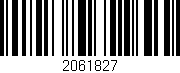 Código de barras (EAN, GTIN, SKU, ISBN): '2061827'