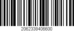 Código de barras (EAN, GTIN, SKU, ISBN): '2062338406600'