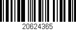 Código de barras (EAN, GTIN, SKU, ISBN): '20624365'