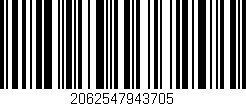 Código de barras (EAN, GTIN, SKU, ISBN): '2062547943705'