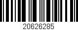 Código de barras (EAN, GTIN, SKU, ISBN): '20626285'