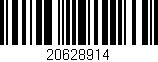 Código de barras (EAN, GTIN, SKU, ISBN): '20628914'