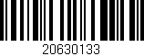 Código de barras (EAN, GTIN, SKU, ISBN): '20630133'