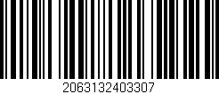 Código de barras (EAN, GTIN, SKU, ISBN): '2063132403307'
