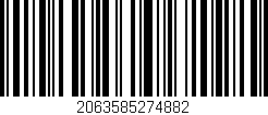 Código de barras (EAN, GTIN, SKU, ISBN): '2063585274882'