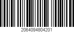 Código de barras (EAN, GTIN, SKU, ISBN): '2064094804201'