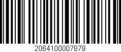 Código de barras (EAN, GTIN, SKU, ISBN): '2064100007879'