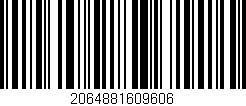 Código de barras (EAN, GTIN, SKU, ISBN): '2064881609606'