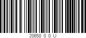 Código de barras (EAN, GTIN, SKU, ISBN): '20650_0_0_U'