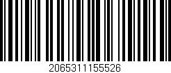 Código de barras (EAN, GTIN, SKU, ISBN): '2065311155526'