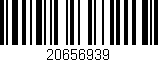 Código de barras (EAN, GTIN, SKU, ISBN): '20656939'