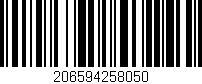 Código de barras (EAN, GTIN, SKU, ISBN): '206594258050'