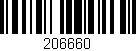 Código de barras (EAN, GTIN, SKU, ISBN): '206660'