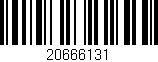 Código de barras (EAN, GTIN, SKU, ISBN): '20666131'