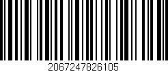 Código de barras (EAN, GTIN, SKU, ISBN): '2067247826105'