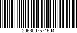 Código de barras (EAN, GTIN, SKU, ISBN): '2068097571504'