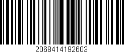 Código de barras (EAN, GTIN, SKU, ISBN): '2068414192603'