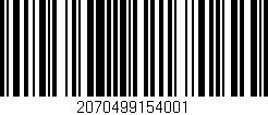 Código de barras (EAN, GTIN, SKU, ISBN): '2070499154001'