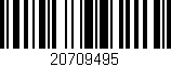 Código de barras (EAN, GTIN, SKU, ISBN): '20709495'