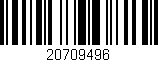 Código de barras (EAN, GTIN, SKU, ISBN): '20709496'