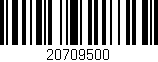 Código de barras (EAN, GTIN, SKU, ISBN): '20709500'