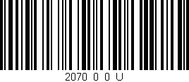 Código de barras (EAN, GTIN, SKU, ISBN): '2070_0_0_U'