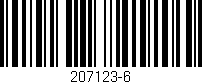 Código de barras (EAN, GTIN, SKU, ISBN): '207123-6'