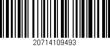 Código de barras (EAN, GTIN, SKU, ISBN): '20714109493'