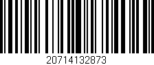 Código de barras (EAN, GTIN, SKU, ISBN): '20714132873'