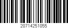 Código de barras (EAN, GTIN, SKU, ISBN): '20714251055'