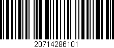 Código de barras (EAN, GTIN, SKU, ISBN): '20714286101'
