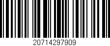 Código de barras (EAN, GTIN, SKU, ISBN): '20714297909'