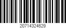 Código de barras (EAN, GTIN, SKU, ISBN): '20714324629'