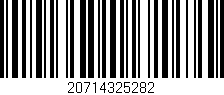 Código de barras (EAN, GTIN, SKU, ISBN): '20714325282'