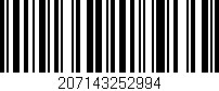 Código de barras (EAN, GTIN, SKU, ISBN): '207143252994'