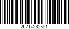 Código de barras (EAN, GTIN, SKU, ISBN): '20714362591'