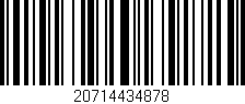 Código de barras (EAN, GTIN, SKU, ISBN): '20714434878'