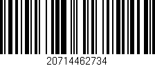 Código de barras (EAN, GTIN, SKU, ISBN): '20714462734'