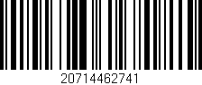 Código de barras (EAN, GTIN, SKU, ISBN): '20714462741'