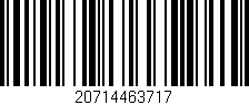Código de barras (EAN, GTIN, SKU, ISBN): '20714463717'