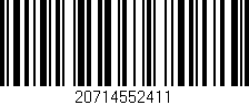 Código de barras (EAN, GTIN, SKU, ISBN): '20714552411'