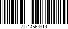 Código de barras (EAN, GTIN, SKU, ISBN): '20714568818'