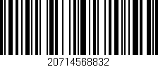 Código de barras (EAN, GTIN, SKU, ISBN): '20714568832'